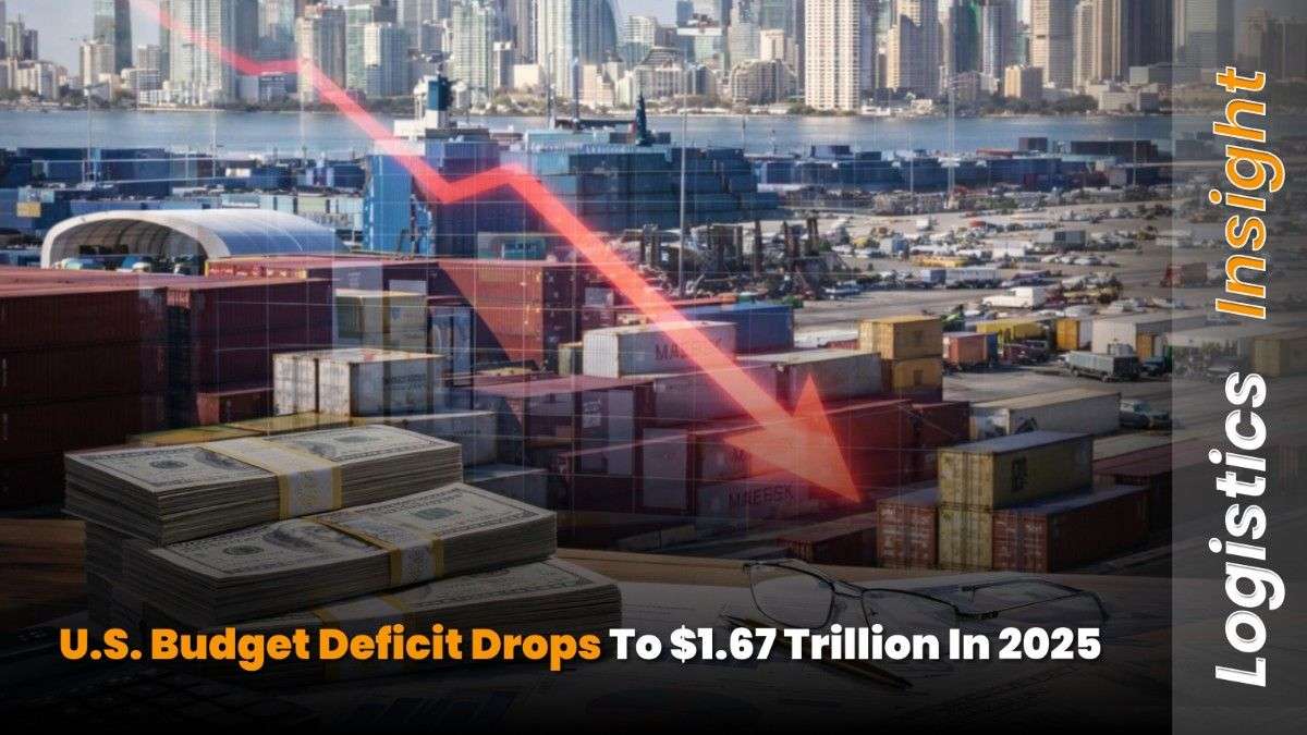 U.S. Budget Deficit Drops