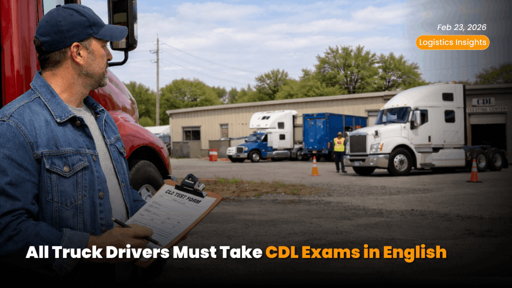 DOT Requires CDL Tests in English for All Drivers