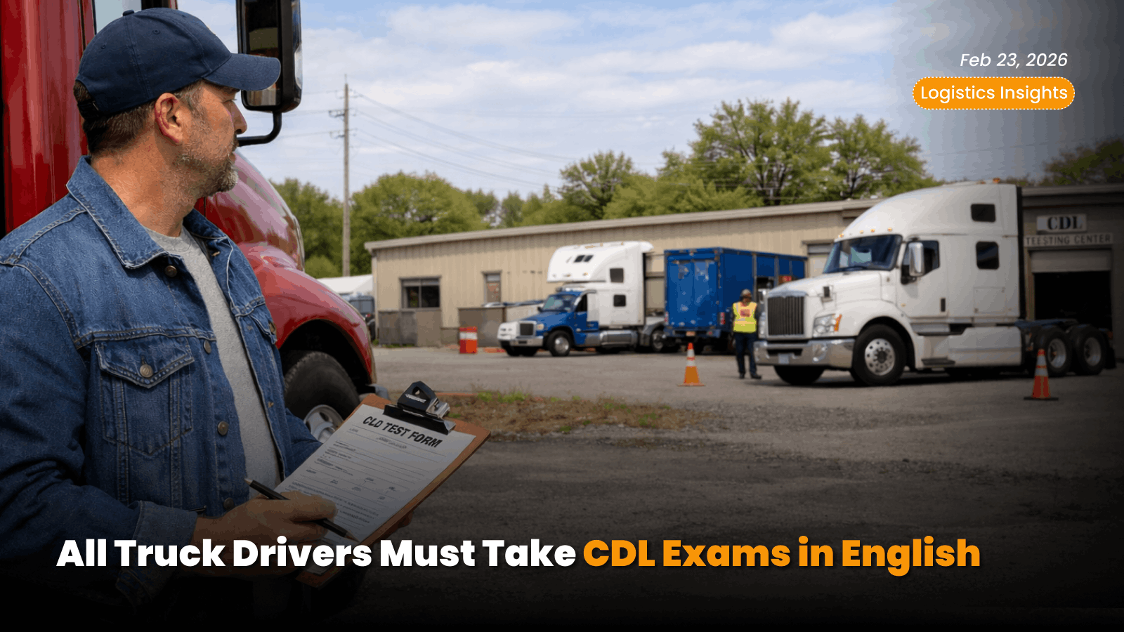 DOT Requires CDL Tests in English for All Drivers